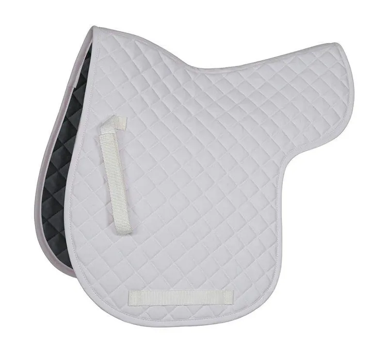 Bridleway Quick Dry Quilted Numnah in White